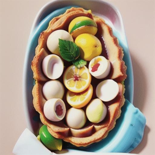 Frozen low-sugar lemon tart recipe