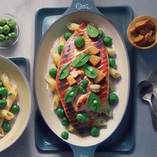 Creamy one-pan salmon and risoni recipe