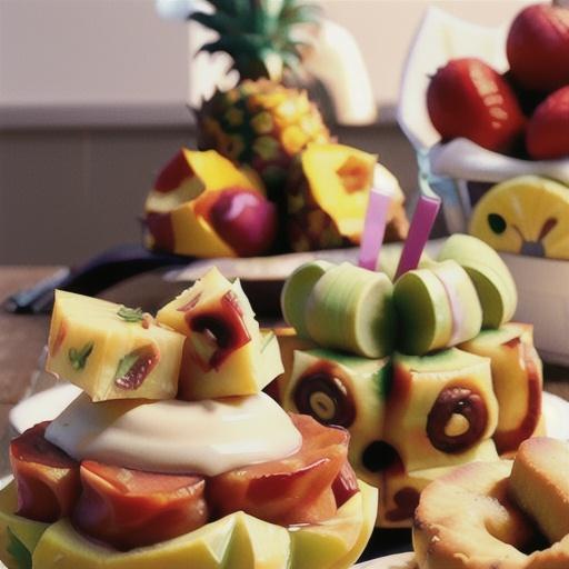 Canadian Bacon-Pineapple Pinwheels