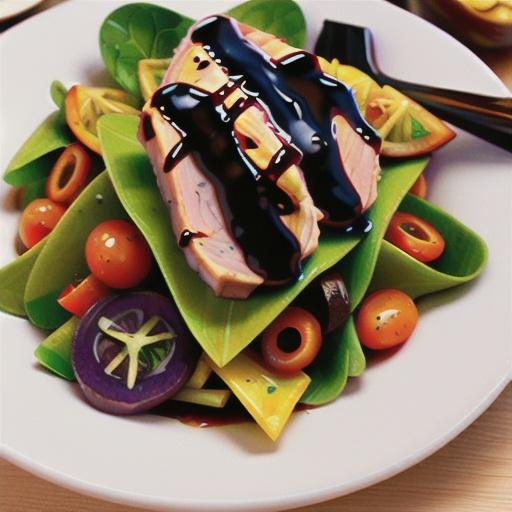 Warm balsamic lamb salad