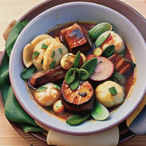 Pork Rib Stew with Sage Cornmeal Dumplings