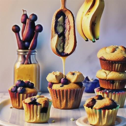 Banana-Blueberry Muffins