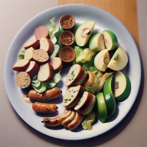 Basic Sheet Pan Chicken Sausage and Roasted Cabbage