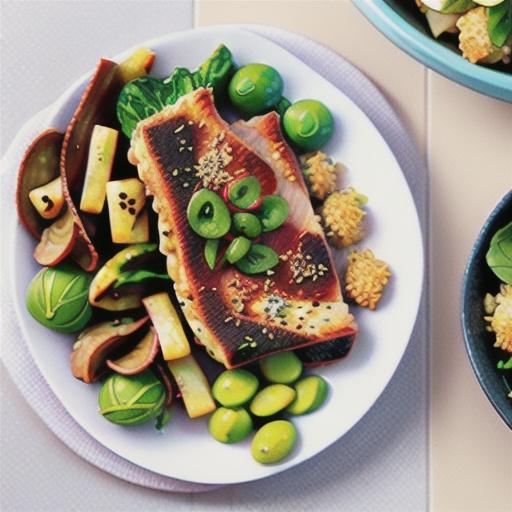 Sesame-Crusted Pork Cutlets with Crispy Shallots