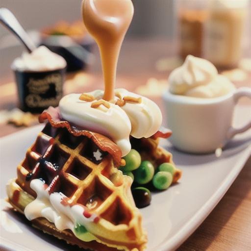 Bacon Buttermilk Waffles