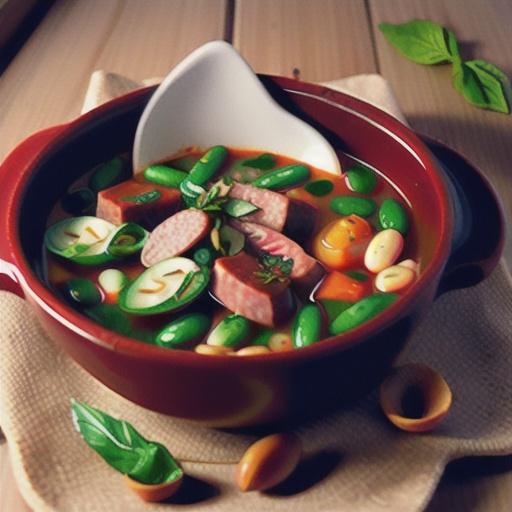 Hearty Italian Sausage and Bean Soup