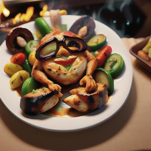 Grilled Mouth-Watering Barbecued Chicken