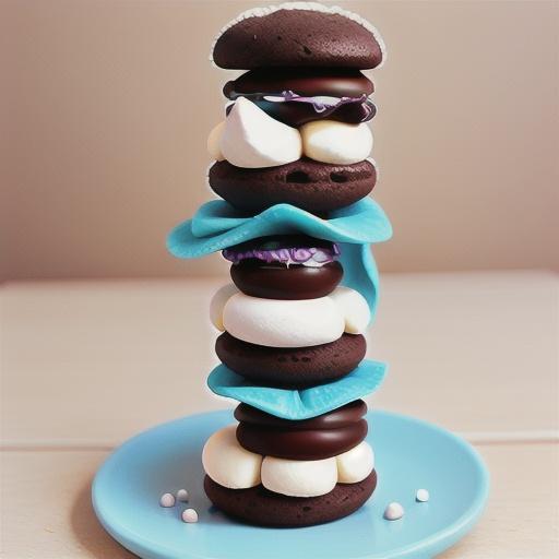 Chocolate & marshmallow whoopies