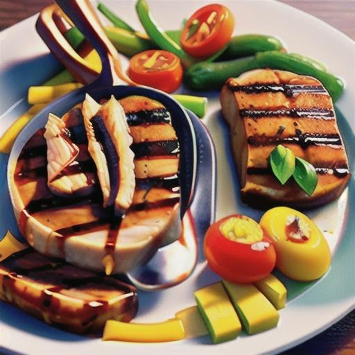 Glazed Grilled Pork Chops