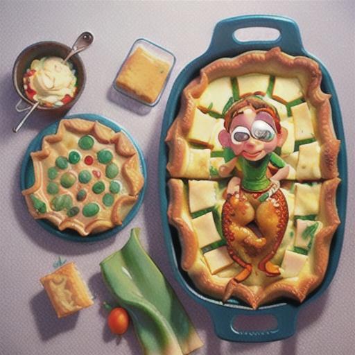 Curry chicken pot pie