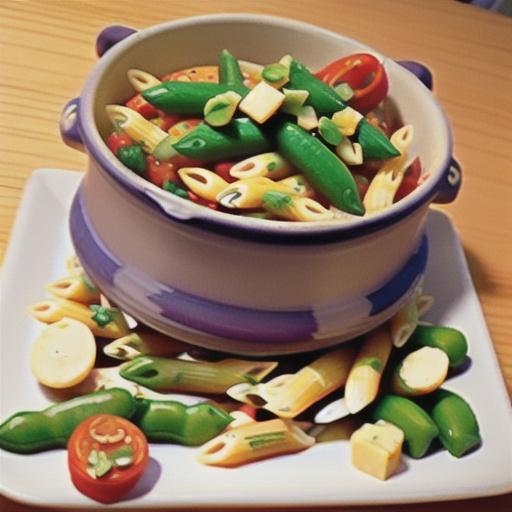 Penne with Vegetables and Kielbasa