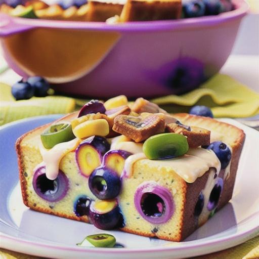 Blueberry corn bread