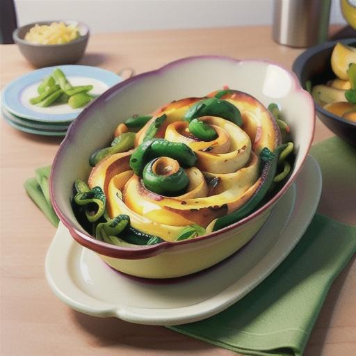 Potato-Spinach Swirl Casserole