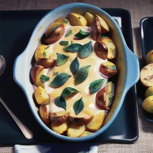 Tuscan Cheese Potato Bake