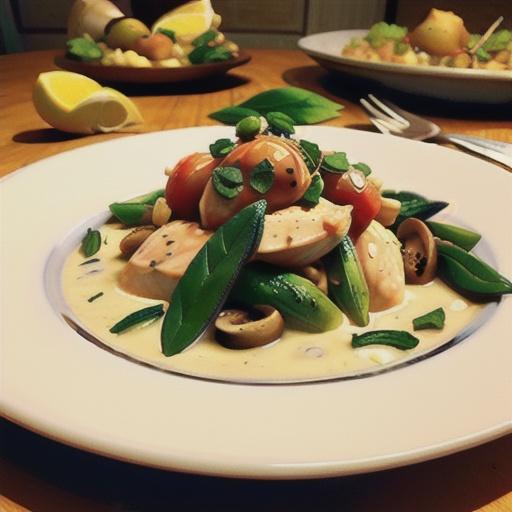 Petite Blanquette de Poulet a l'Estragon (Tarragon Chicken)