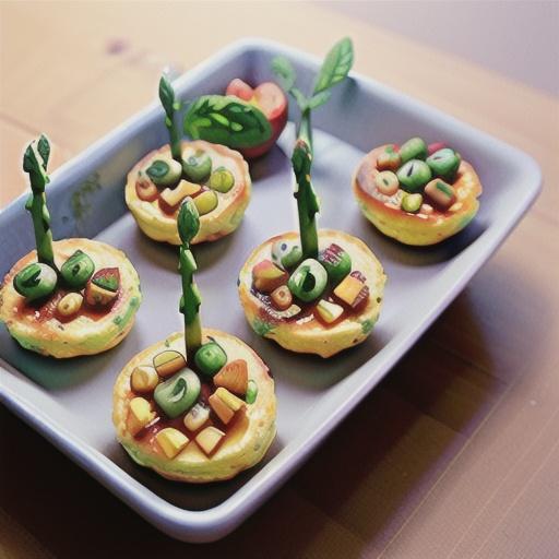 Mini asparagus frittatas