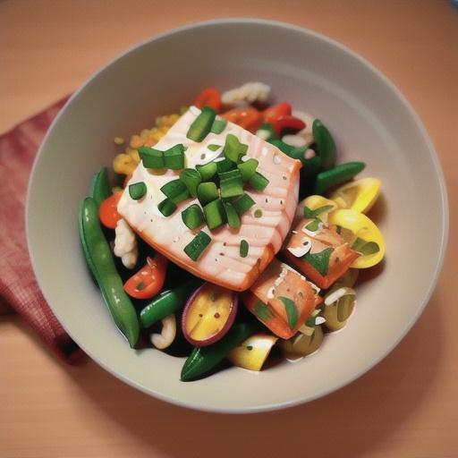 Spicy Honey-Chipotle Salmon Bowl