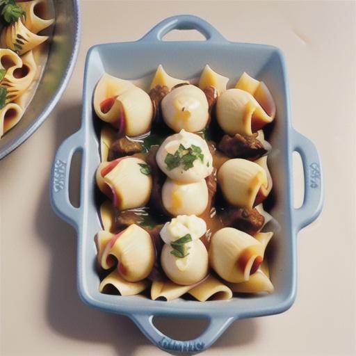 Three-Cheese Beef Pasta Shells
