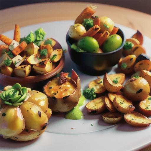 Stuffed Chicken Thighs with Roasted Potatoes and Carrots