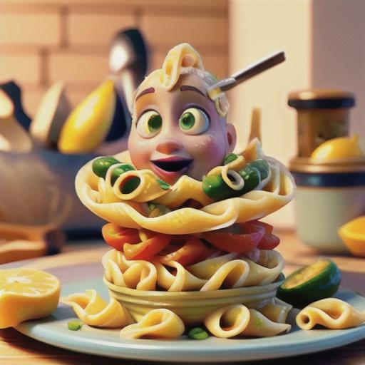 Pasta Primavera with Lemon Caper Sauce