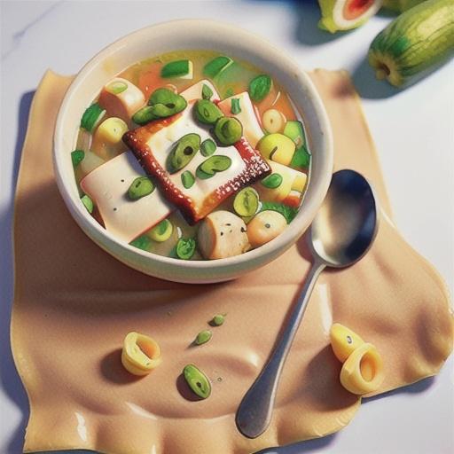 Chicken, vegetable and pasta soup
