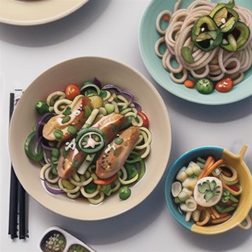 Soba Noodle Salad with Chicken and Sesame