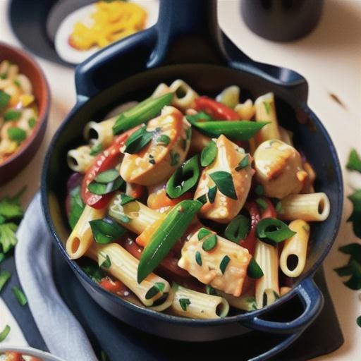 Creamy Chicken and Rigatoni