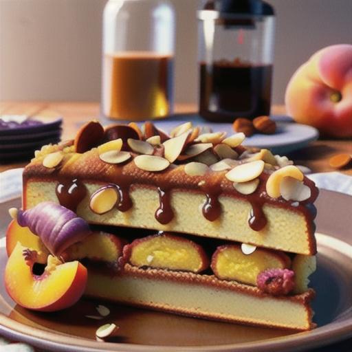 Peach-Almond Coffee Cake