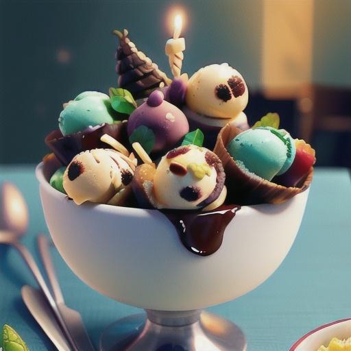 Easy passionfruit ice-cream