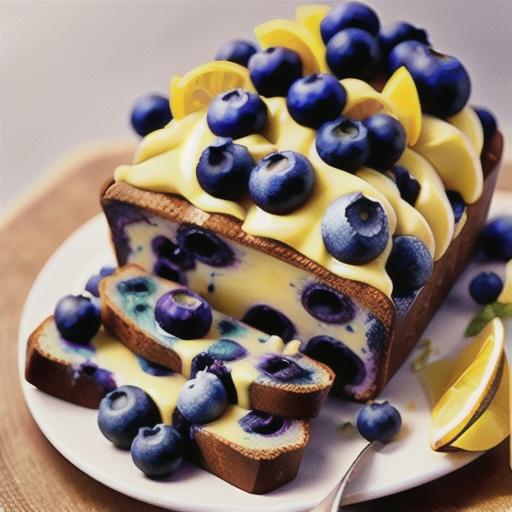 Blueberry Bread with Sour Cream
