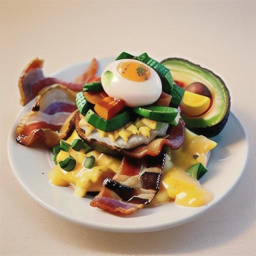 Bacon and avocado kedgeree