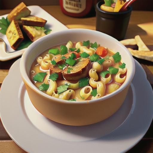 Hamburger Soup with Macaroni