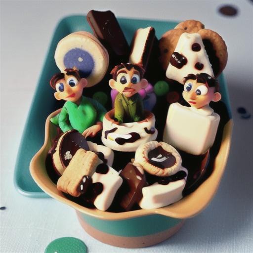 S’mores Thumbprint Cookies