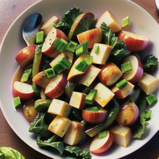Sauteed Kale with Apples
