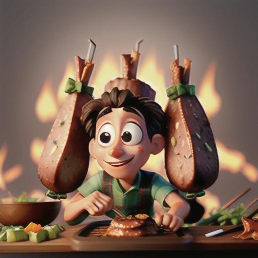 Venison Kabobs with Sweet and Smoky Sauce