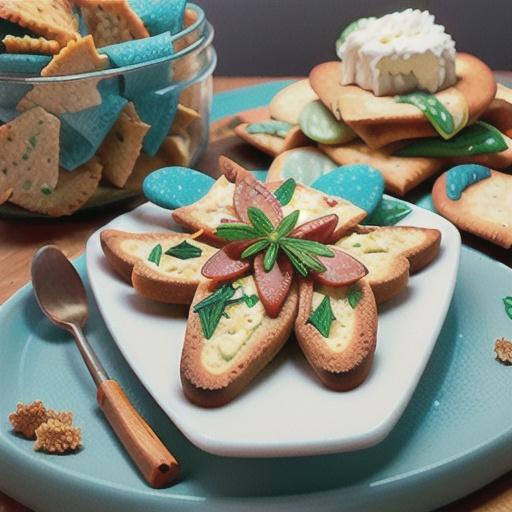Crispy Rosemary Sea Salt Flatbread Crackers