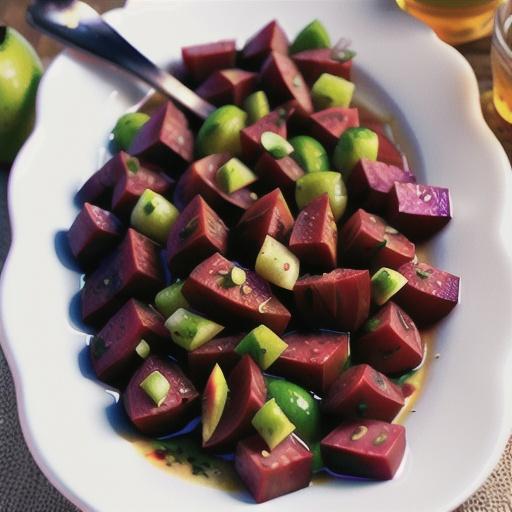 German Beet Salad with Caraway Seeds