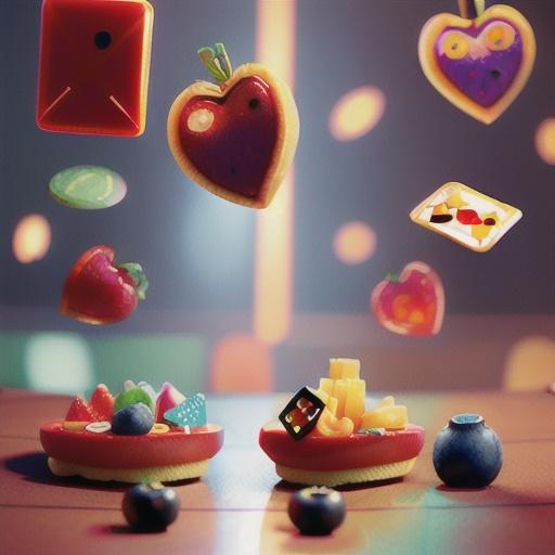 Casino Night Mini Fruit Pizzas