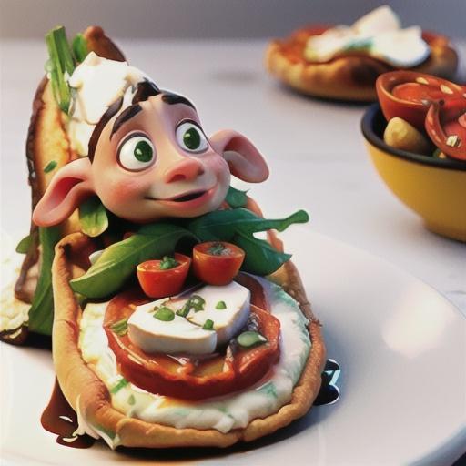 Sopressa, goat’s cheese & rocket calzones