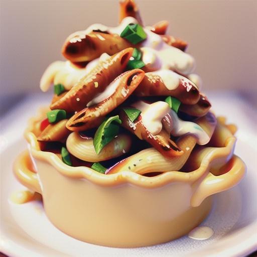 Mostaccioli with Creamy Tomato Sauce