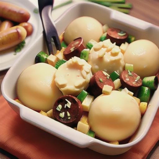 Mashed Potato and Sausage Casserole