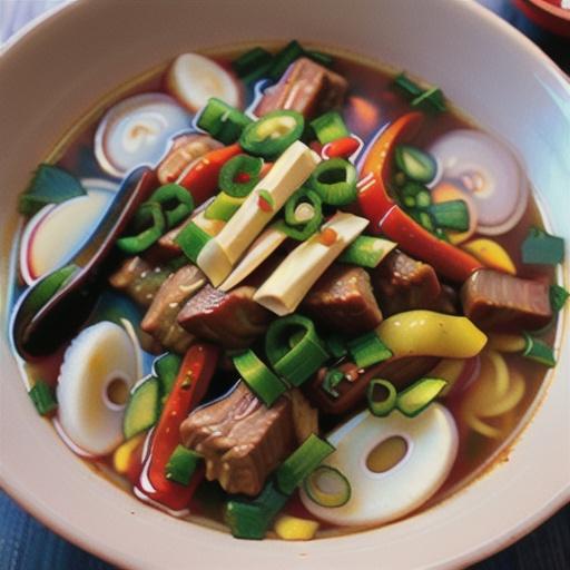 Taiwanese Spicy Beef Noodle Soup