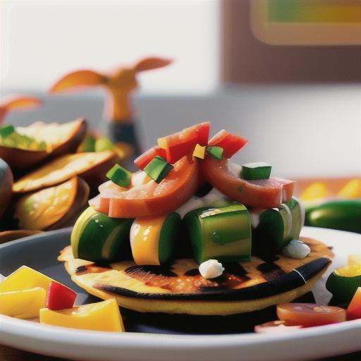 Summer Salmon Tostadas