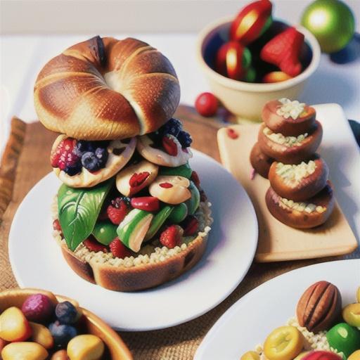 Rolled turkey breast with quinoa and mixed berry stuffing