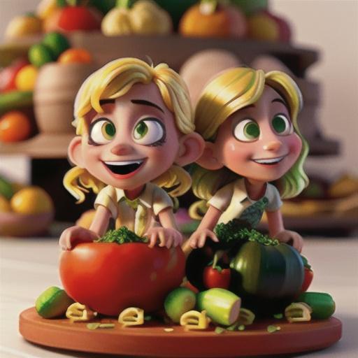 Chunky Vegetables with Fusilli