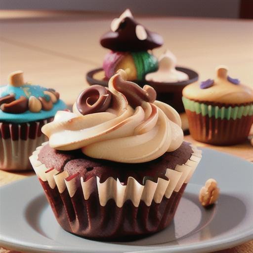 Peanut Butter Cup Chocolate Cupcakes with Toasted Peanut Butter Meringue Frosting