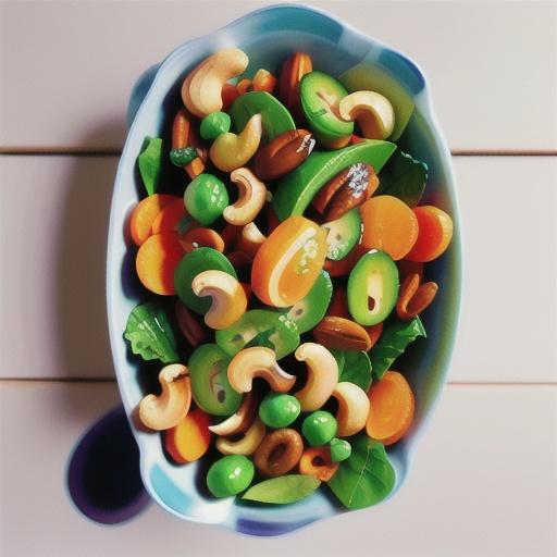 Carrot, orange and cashew salad recipe