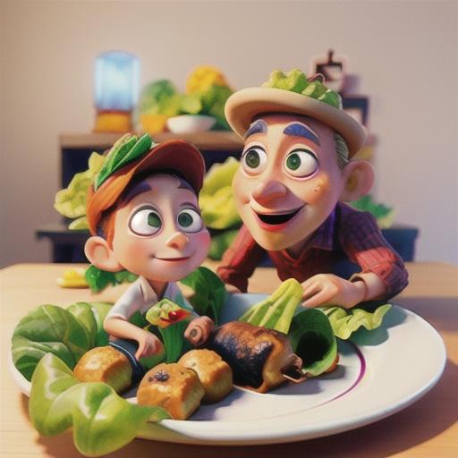 Korean pork rissoles with lettuce slaw