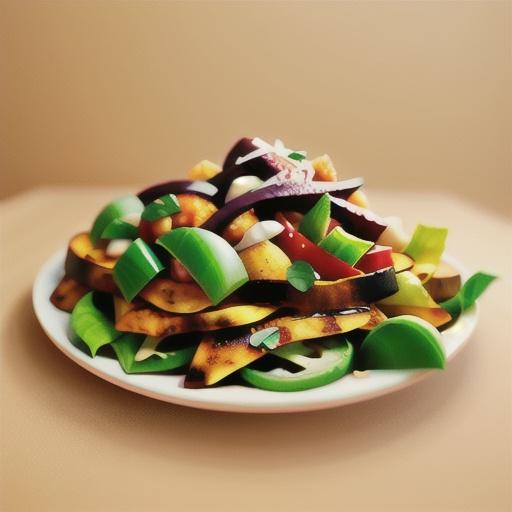 Vegetable bhaji salad