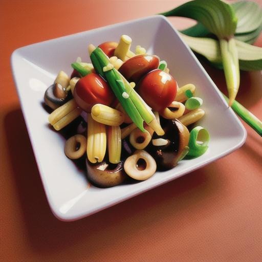 Stir-Fried Mushrooms with Baby Corn